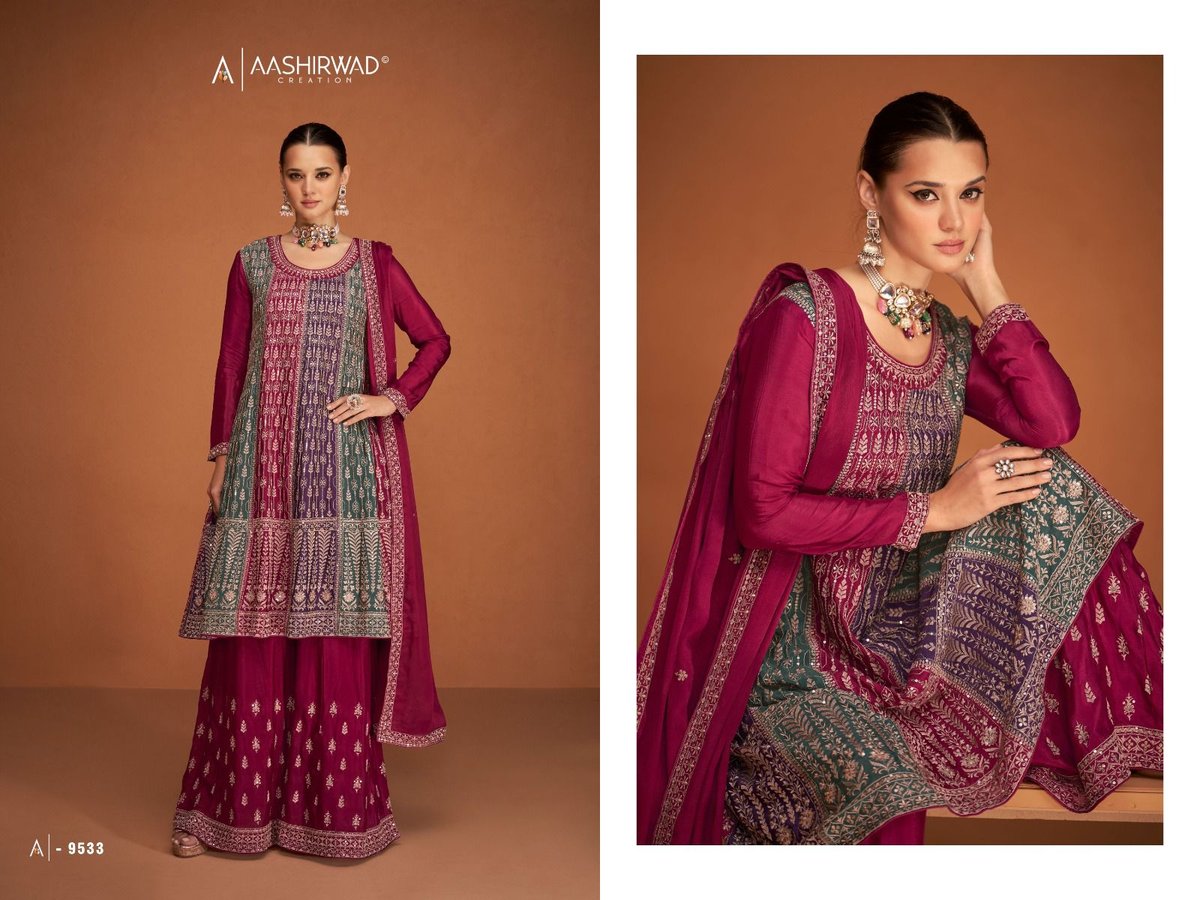 Aashirwad Creation Soha 9533-9537 Series 1