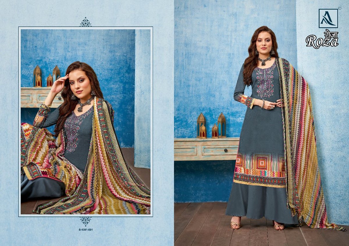 Alok Suit Roza 1081-001 to 1081-008 Series 1