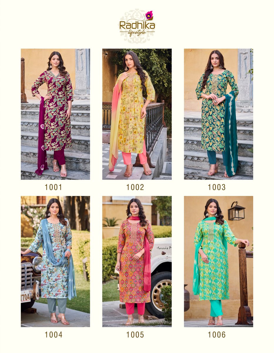 RADHIKA LIFESTYLE CASUAL VOL-1 1001 TO 1006 7
