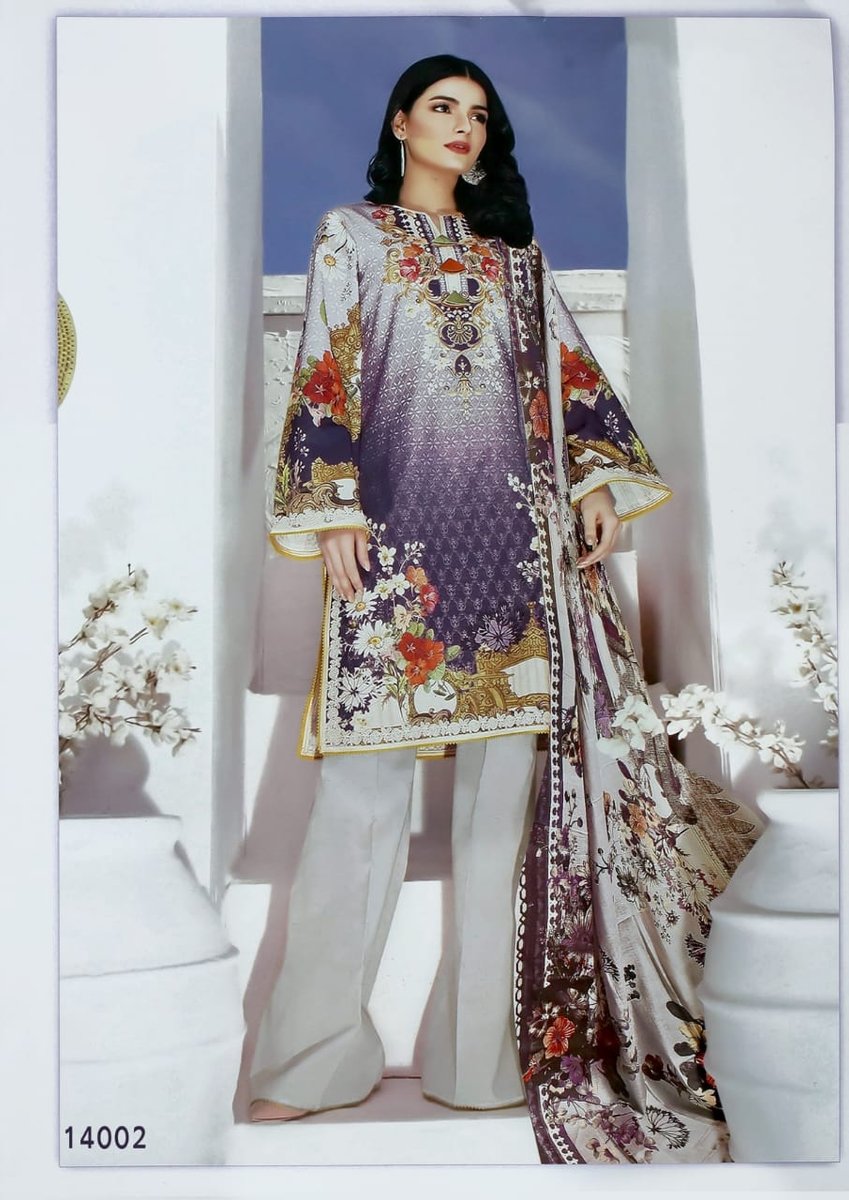 Apana Cotton Suit Aaliya Karachi Cotton Vol-14 14001-14008 Series 2