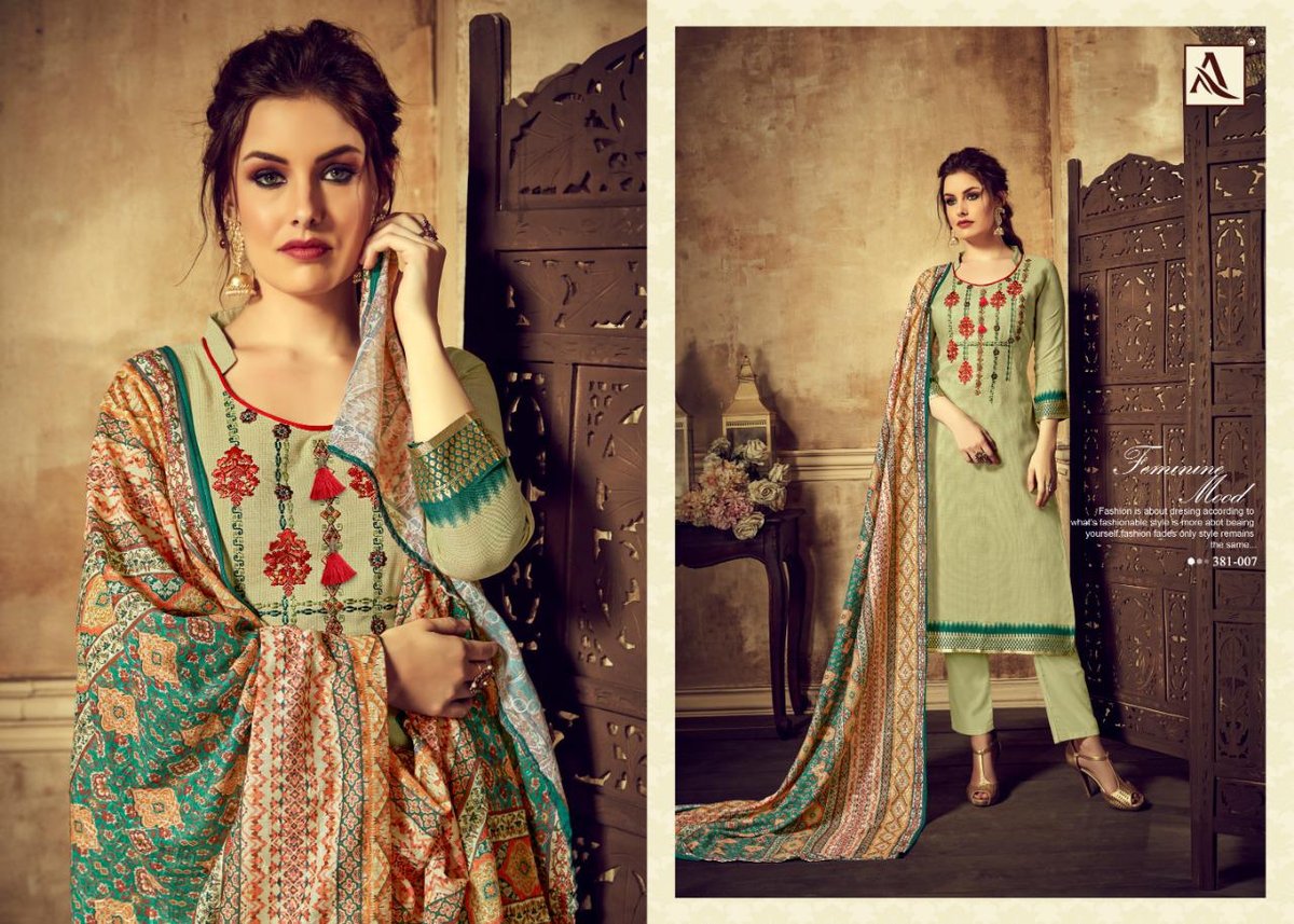 Alok Suits Wanya 381-001 to 381-008 Series 7