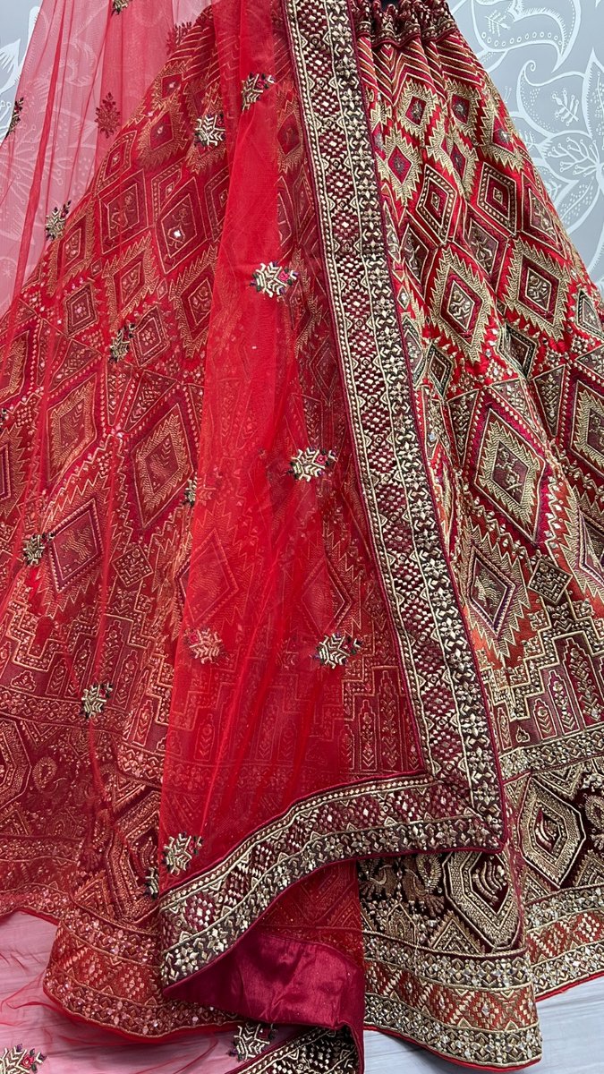 Anjani Art Bridal Lehenga 2512 Colors 5