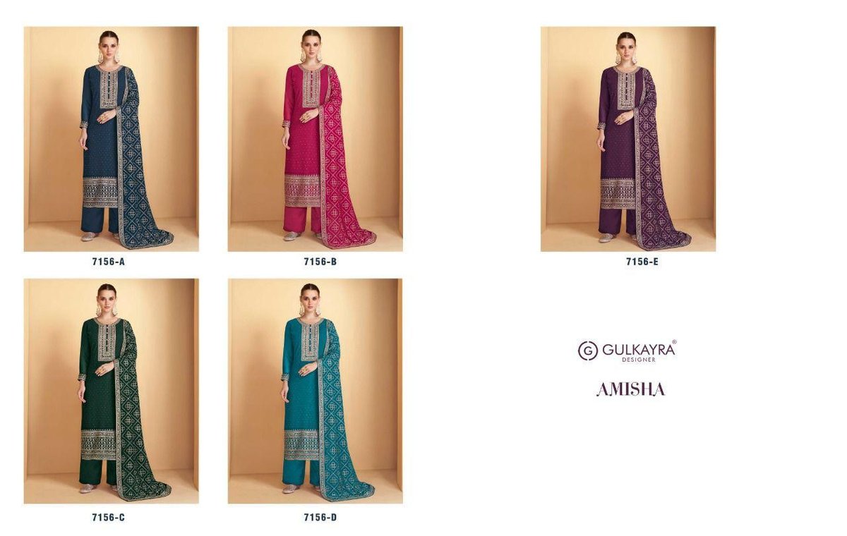 Gulkayra Designer Amisha 7156 Colors 6