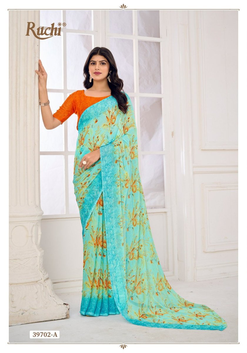 RUCHI STAR CHIFFON VOL-185 39701A TO 39703D 5