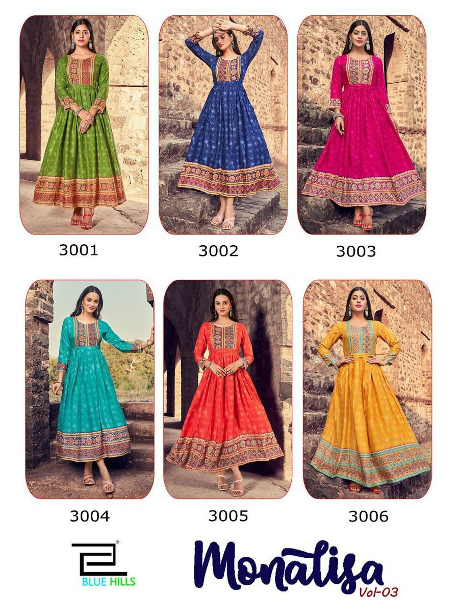 Blue Hills Monalisa Vol-3 3001-3006 Series 7