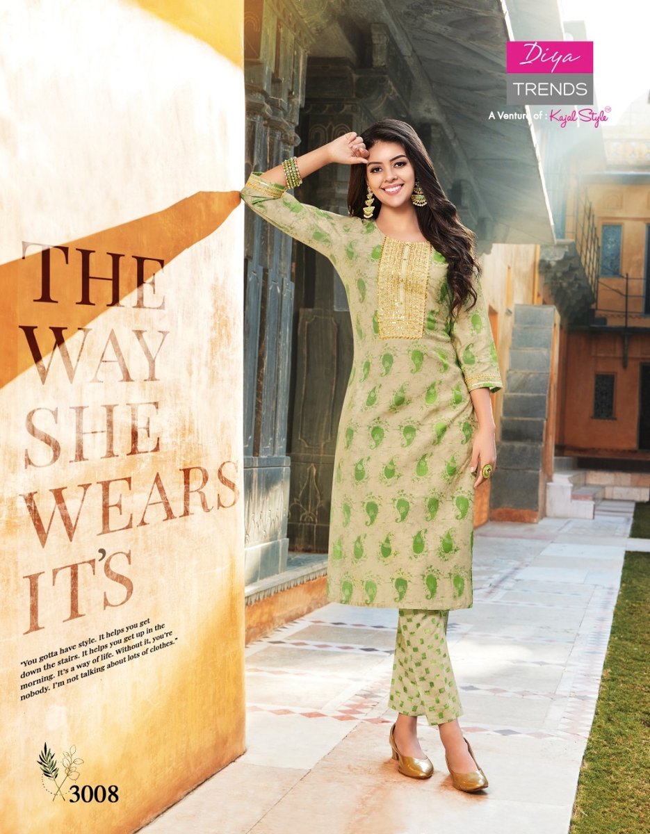Diya Trends Goldy Vol-3 3001-3010 Series 8