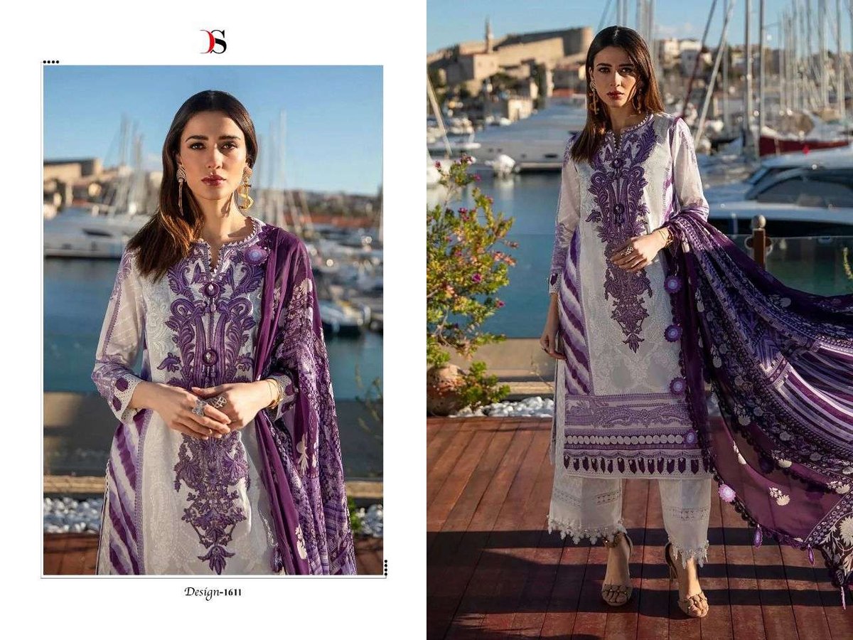 Deepsy Suits Sana Safinaz Muzlin Vol-22 1611-1618 Series 1