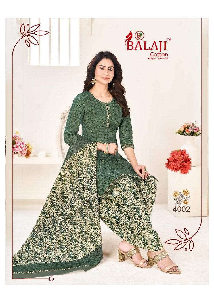 Balaji Cotton Sui Dhaga Vol-4 4001-4012 Series 2