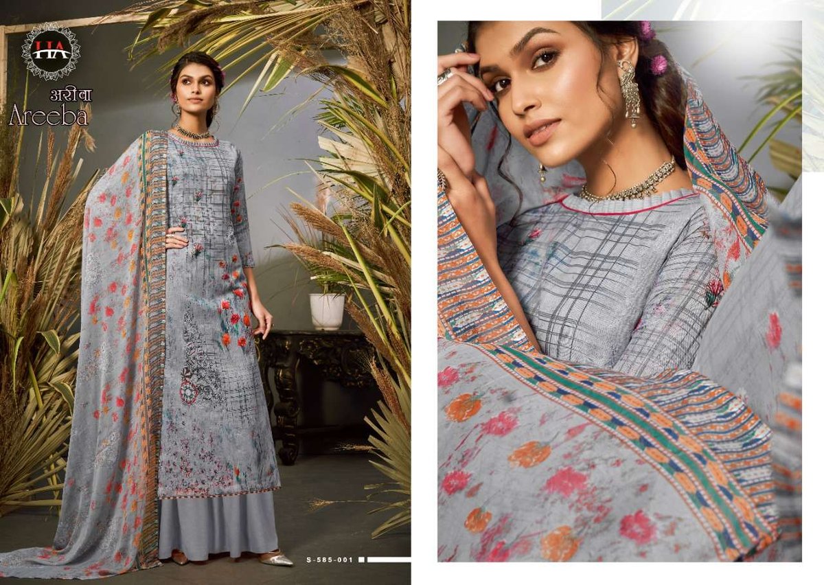 Harshit Fashion Areeba 585-001 to 585-010 Series 1