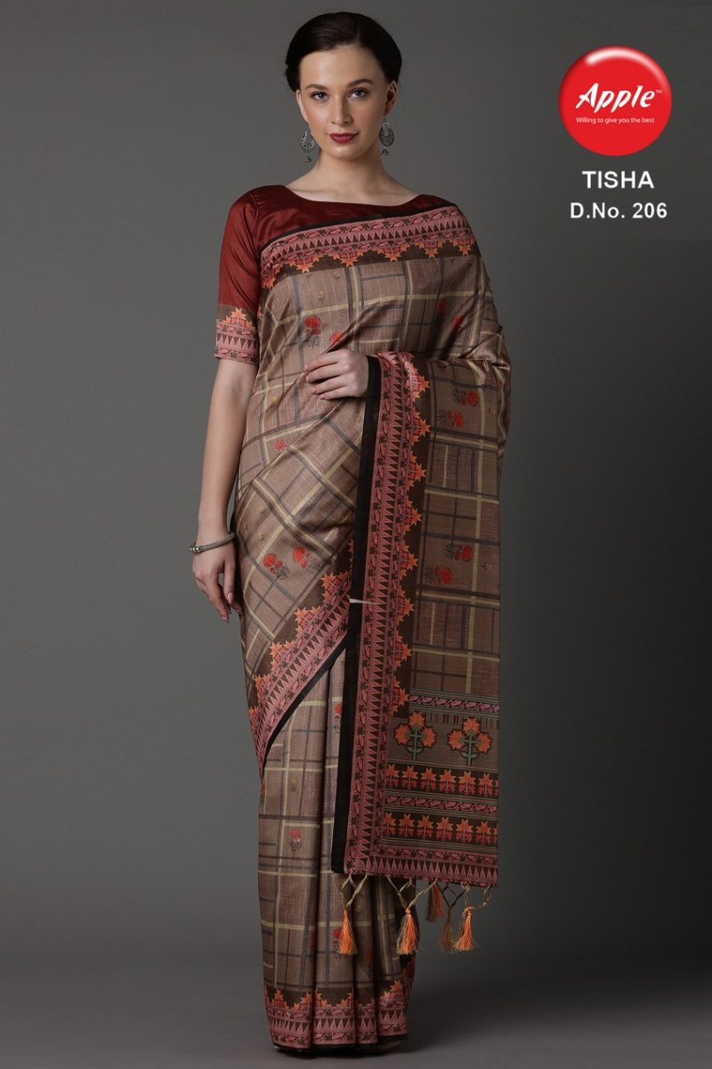 Apple Saree Tisha Vol-2 201-212 Series 6