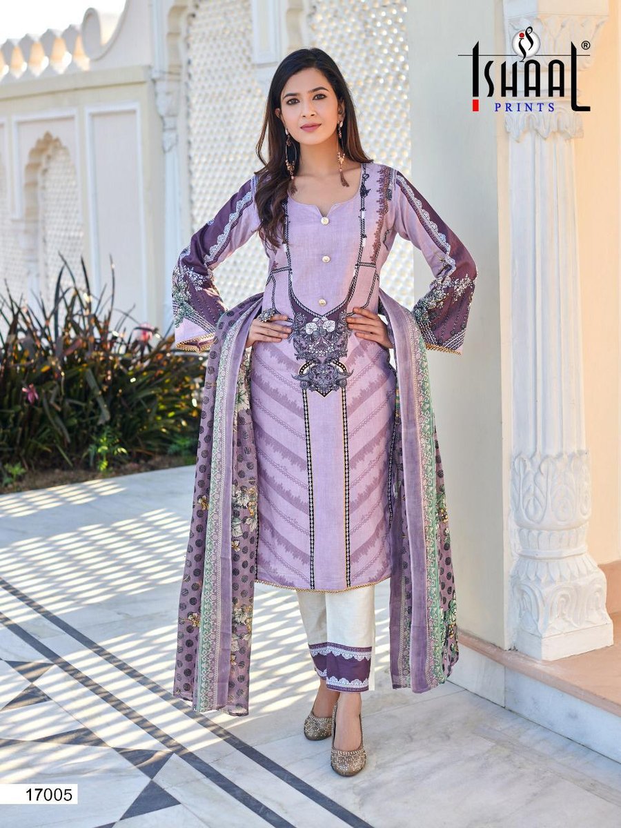 Ishaal Prints Gulmohar Vol-17 17001-17010 Series 5