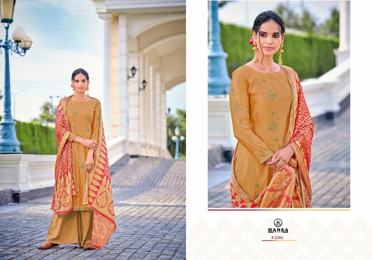 Hansa Prints Bindiya Banaras 2301-2305 Series 1