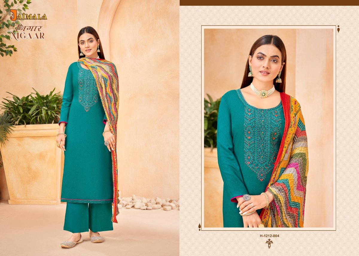 Alok Suit Jaimala Nigaar 1212-001 to 1212-008 Series 4
