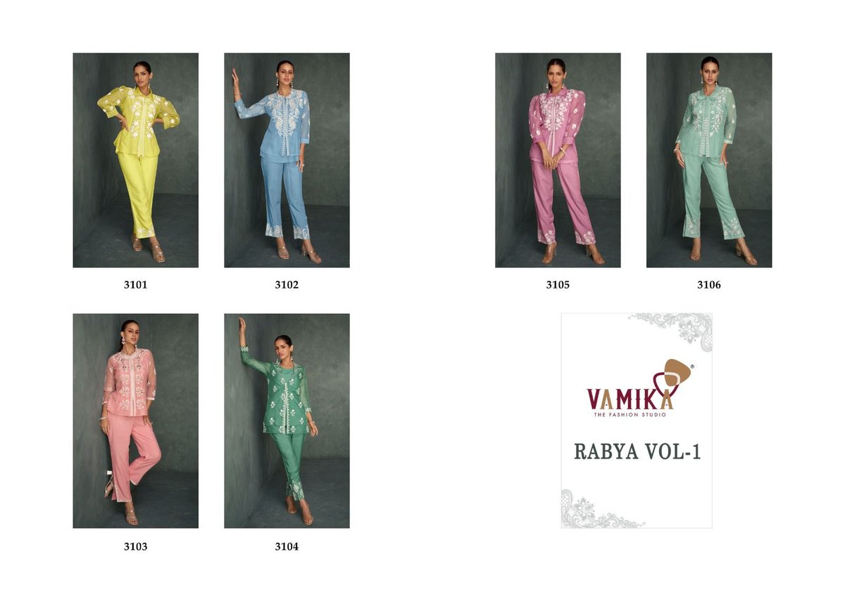 VAMIKA RABYA VOL-1 3101 TO 3106 7