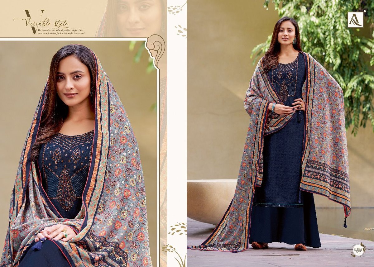Alok Suits Mahikaa 834-001 to 834-010 Series 7