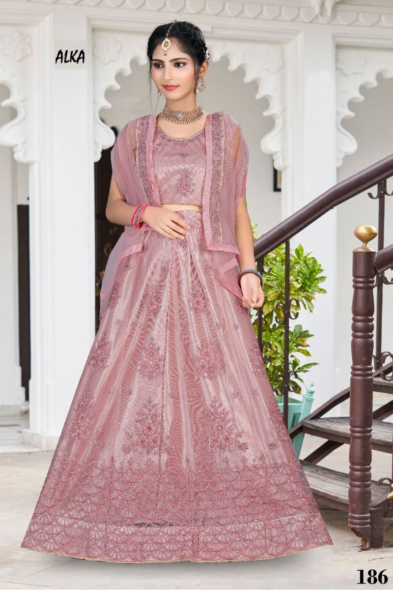 Alka Kidswear Lehenga Vol-19 183-186 Series 4