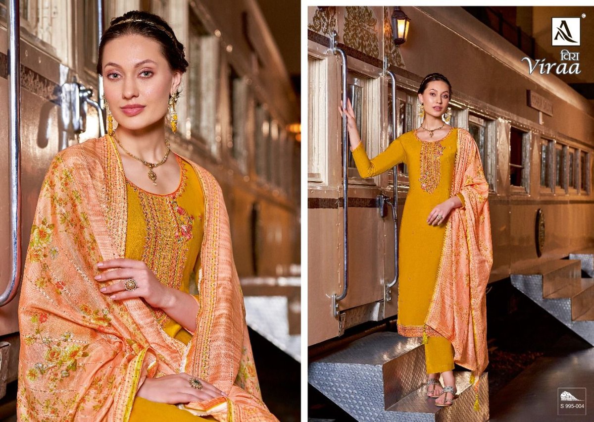 Alok Suits Viraa 995-001 to 995-008 Series 4