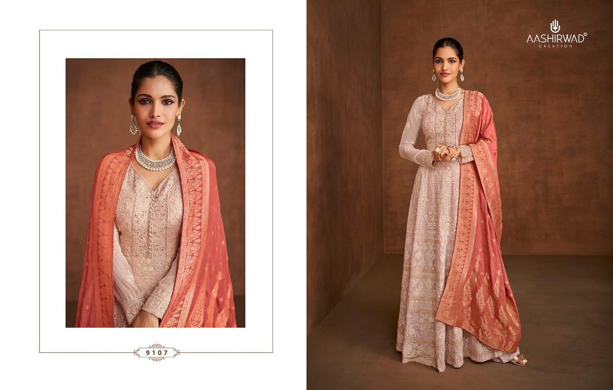 Aashirwad Creation Noura 9105-9108 Series 3