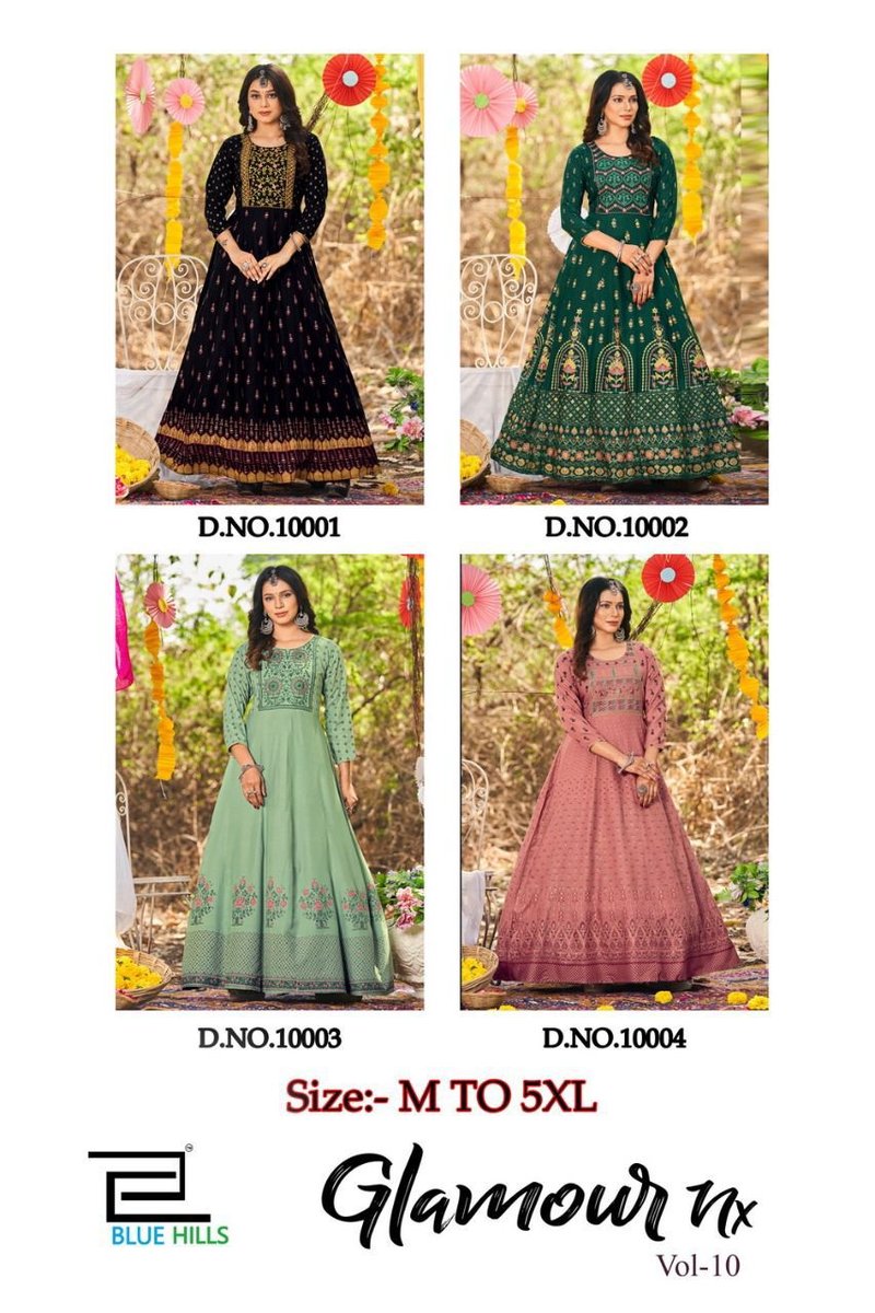 Blue Hills Glamour Vol-10 Nx 10001-10004 Series 5