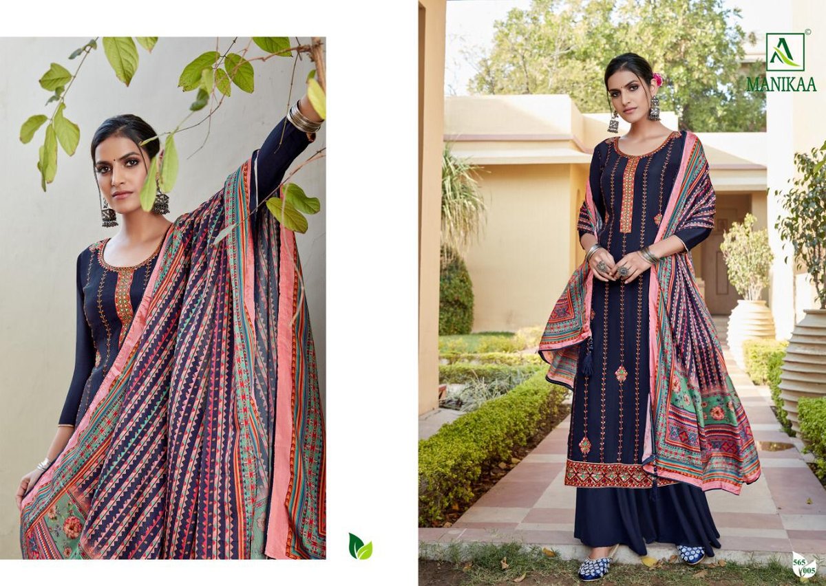 Alok Suits Manikaa 565-001 to 565-008 Series 5