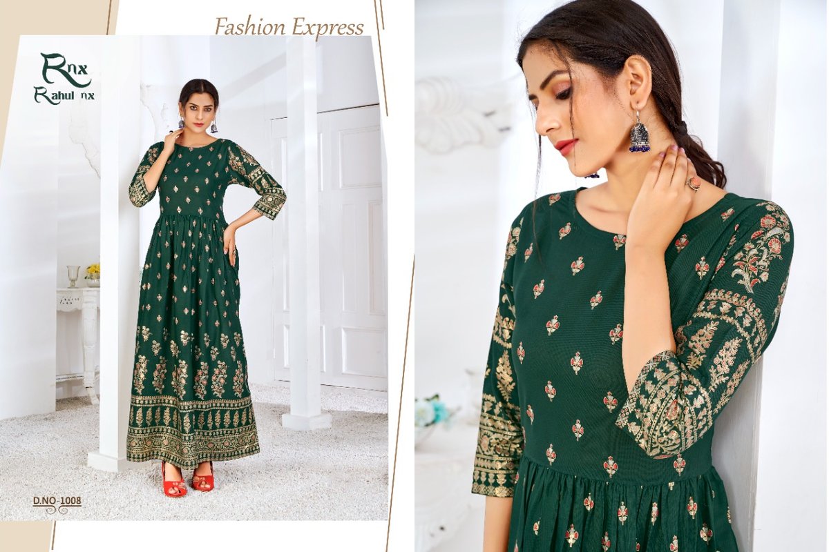 Rahul Nx Minakari Gown Vol-2 1001-1008 Series 8