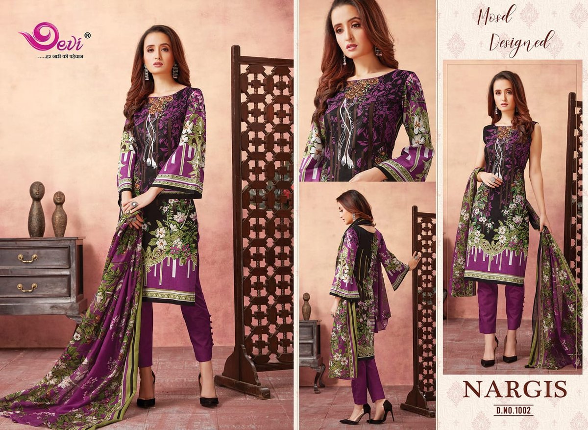 Devi Nargis Pure Lawn 1001-1010 Series 2
