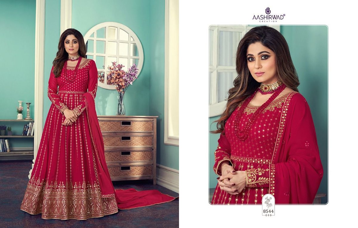 Aashirwad Creation Gulnar Premium Quality 8544 Colors 3