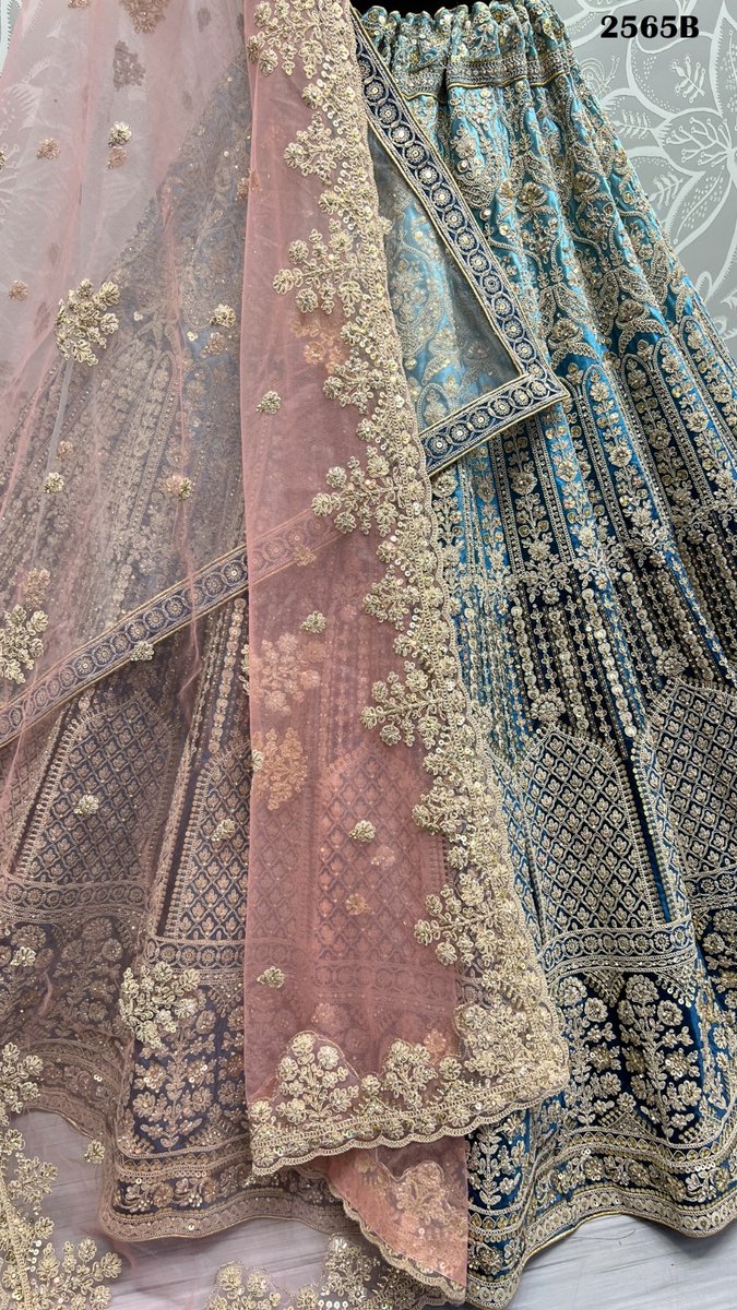 Anjani Art Bridal Lehenga Choli 2565 Colors 7