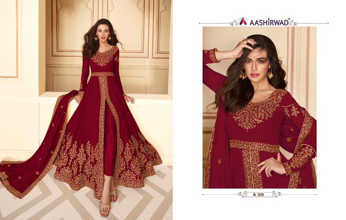 Aashirwad Creation Paakhi 7213 Series 1