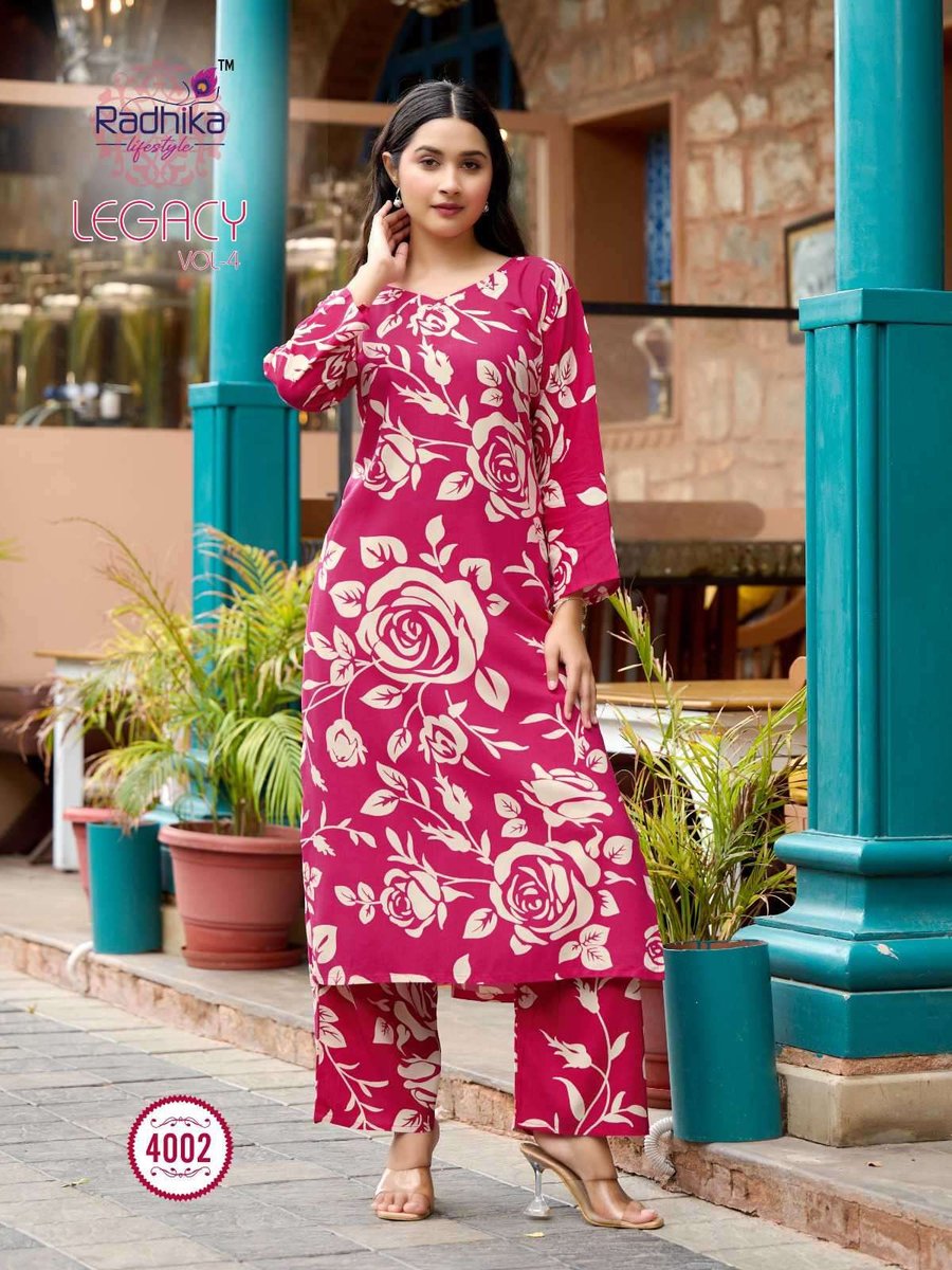 RADHIKA LIFESTYLE LEGACY VOL-4 4001-4008 SERIES 3