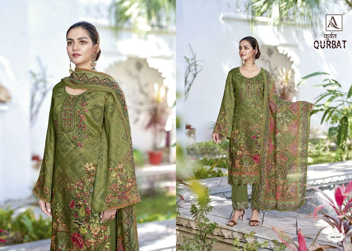 Alok Suit Qurbat 896-001 to 896-008 Series 5