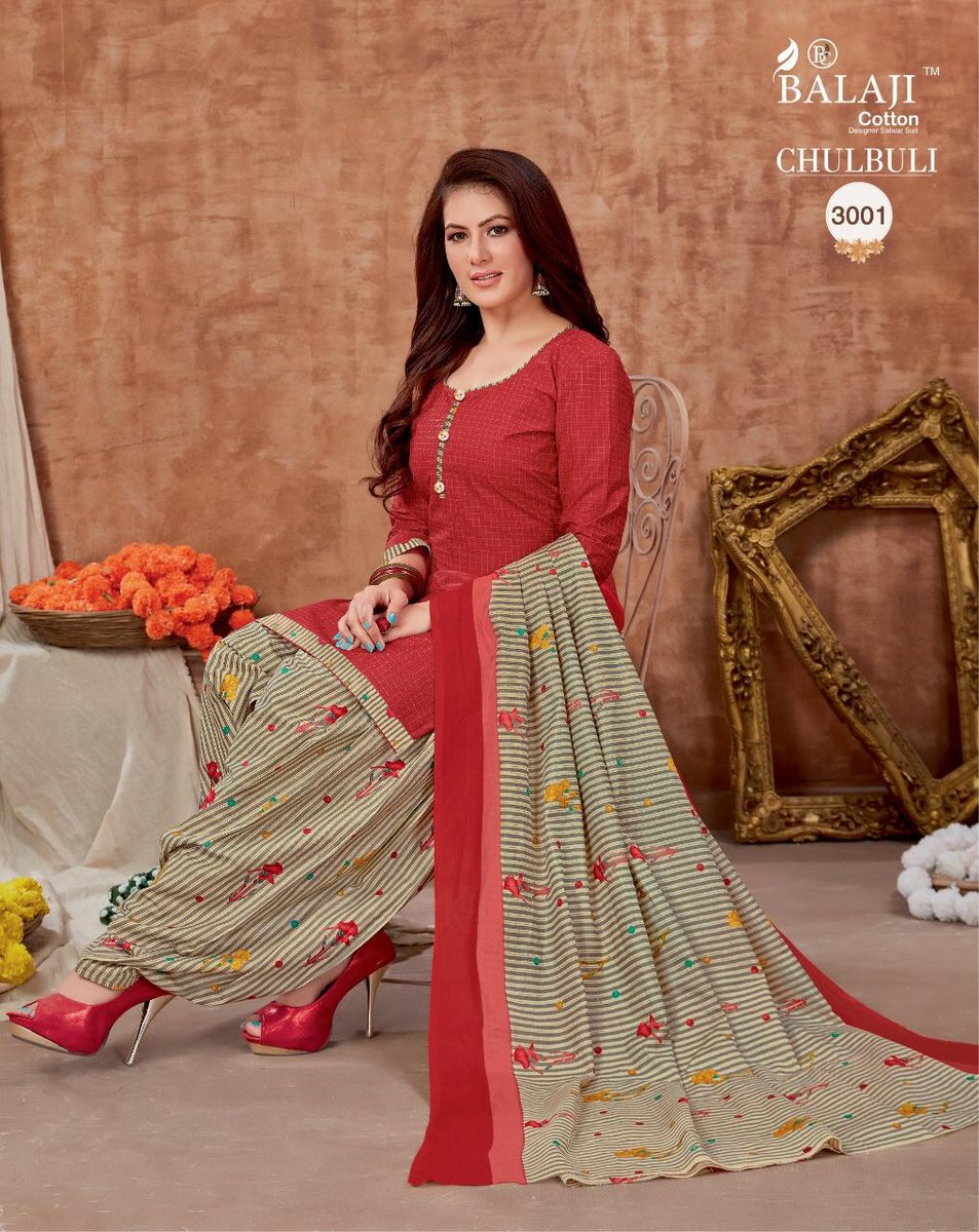 Balaji Cotton Chulbuli Vol-3 3001-3012 Series 1