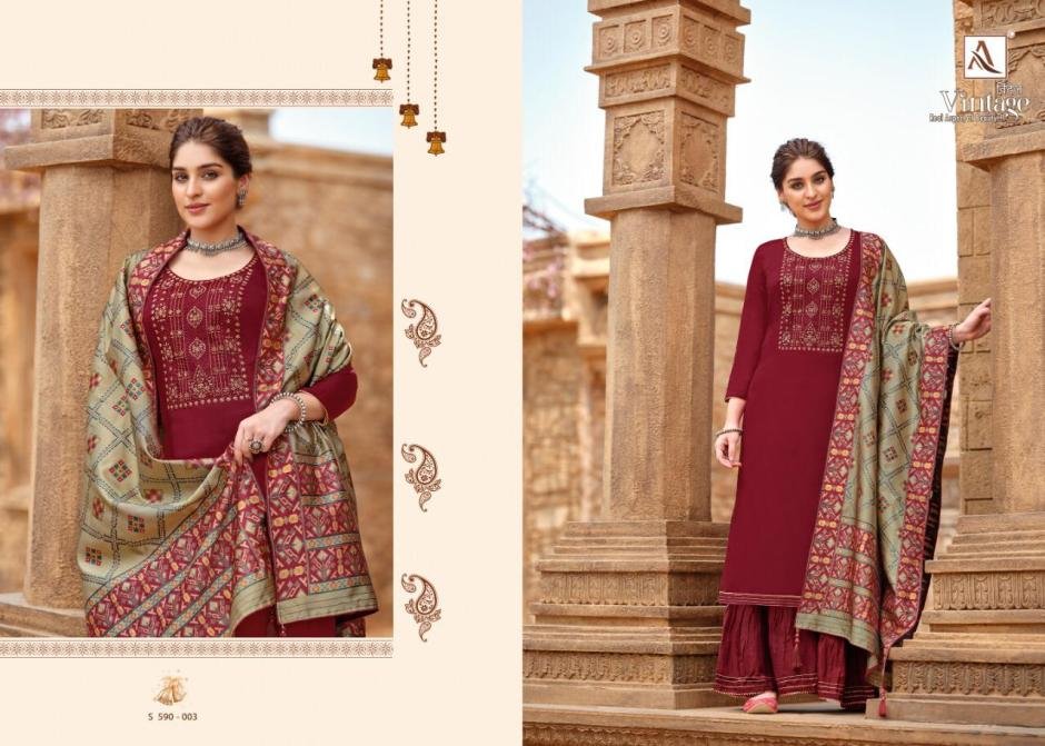 Alok Suits Vintage 590-001 to 590-008 Series 3