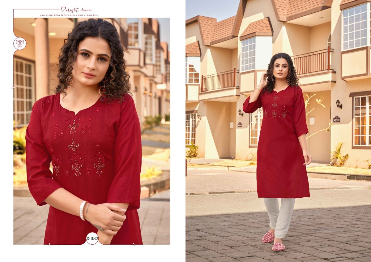 KALAROOP FASHION SCARLET 13682 TO 13687 1