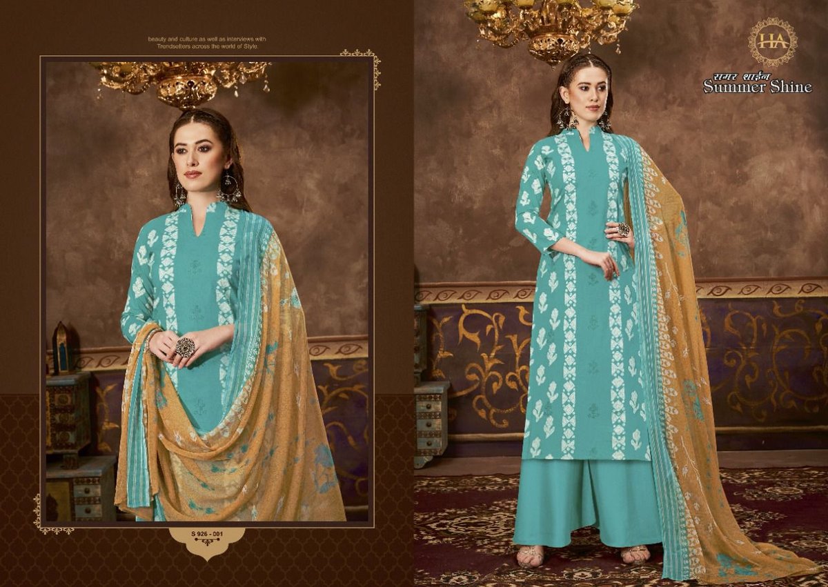 Harshit Fashion Summer Shine 926-001 to 926-008 Series 1