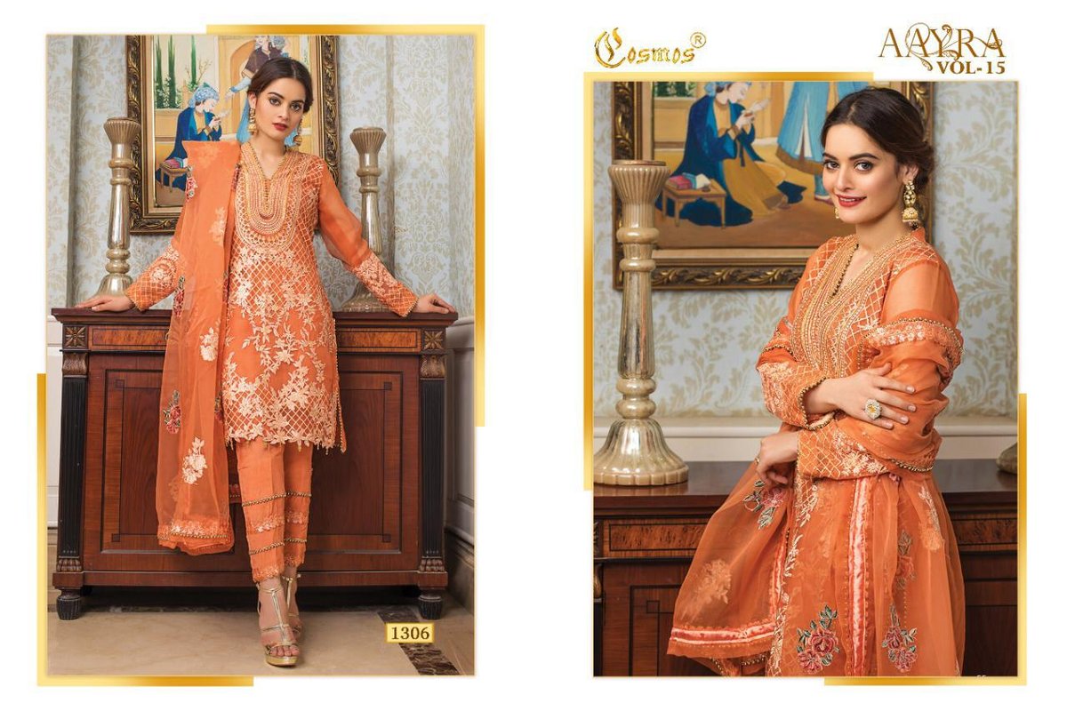 Cosmos Fashion Aayra Vol-15 1301-1306 Series 6