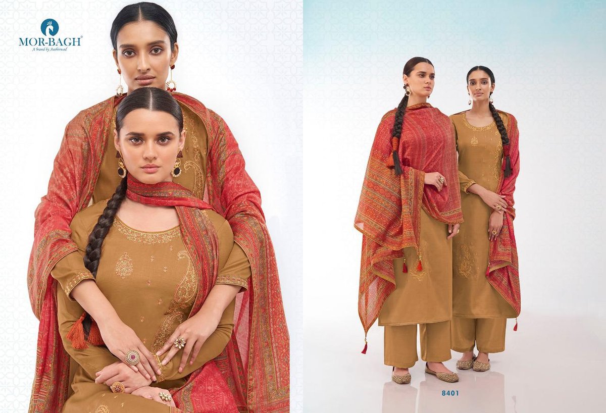 Aashirwad Creation Mor-Bagh Bandhan 8400-8405 Series 2
