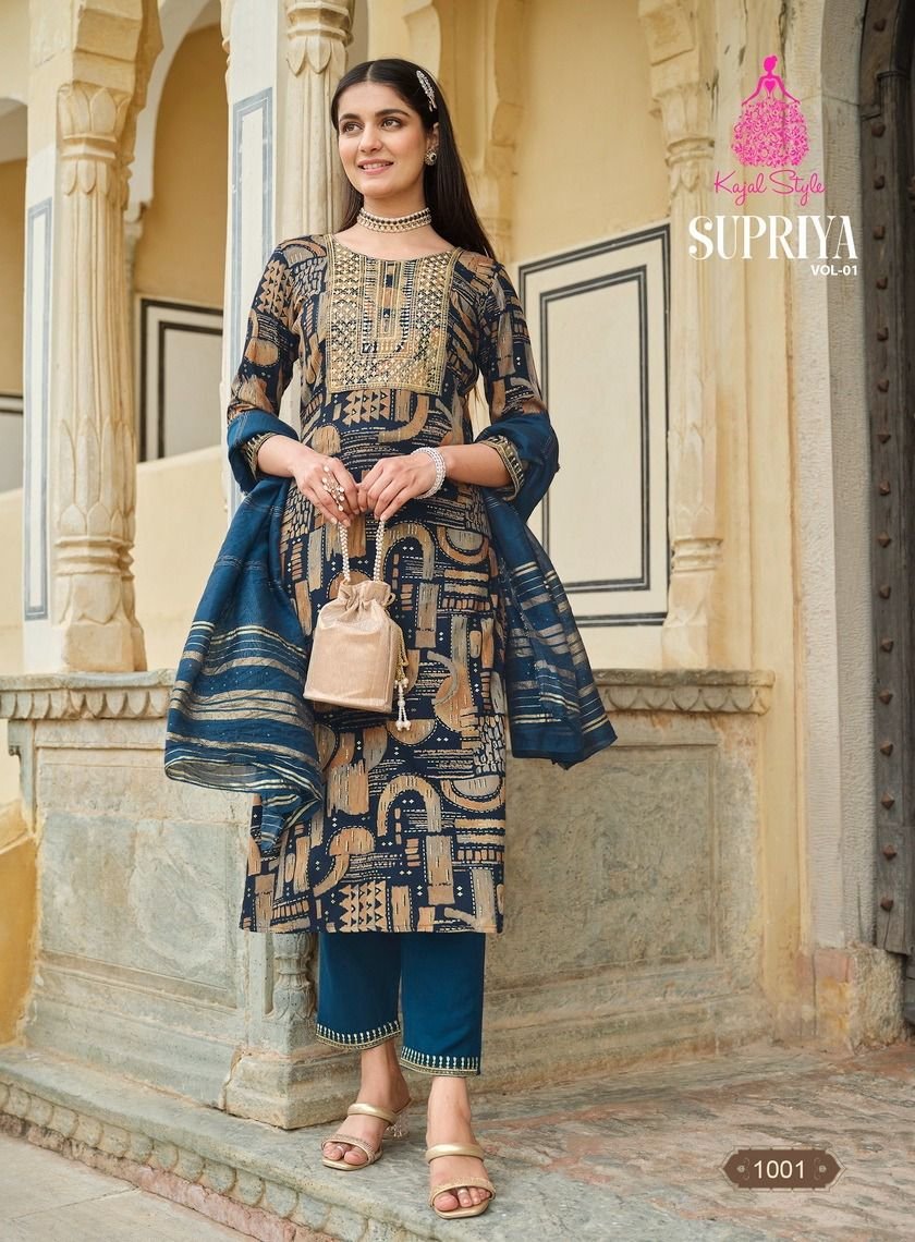 KAJAL STYLE SUPRIYA VOL-1 1001 TO 1008 1