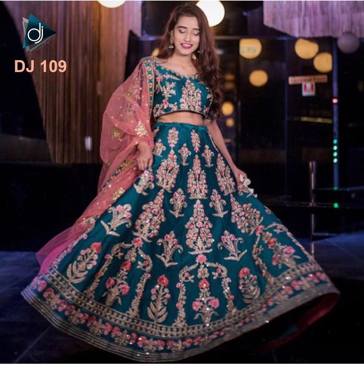 Deepjyothi Creations Party Wear Lehenga DJ-109 2