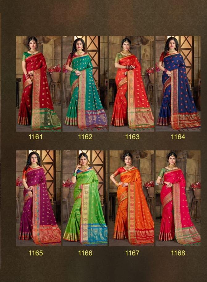 Ishika Saree Kailasa Silk Vol-2 1161-1168 Series 8