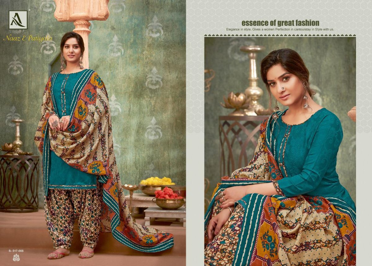 Alok Suits Naaz E Patiyala 517-001-517-010 Series 8