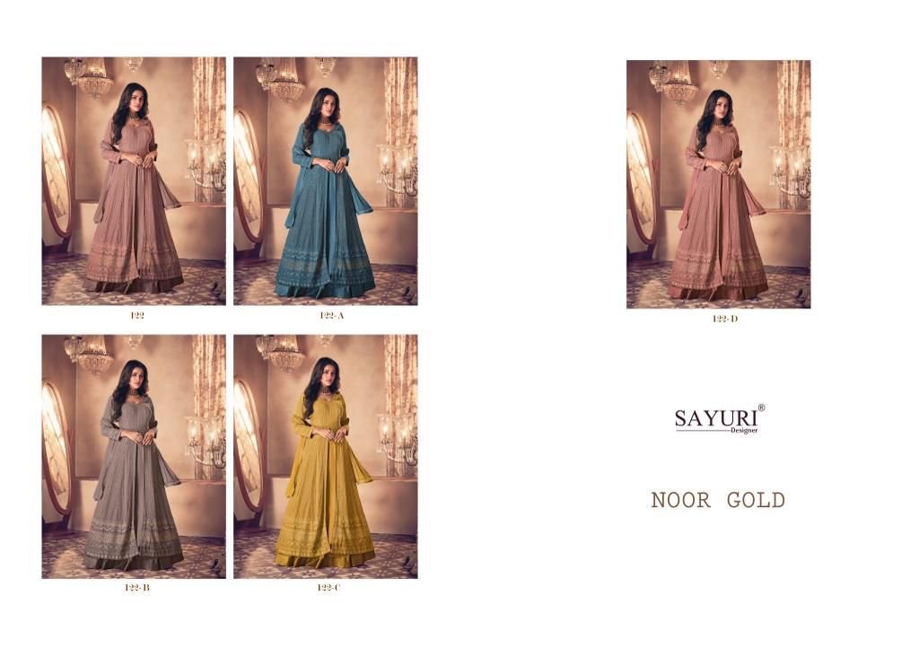 Aashirwad Creation Sayuri Noor Gold 122 Colors 6