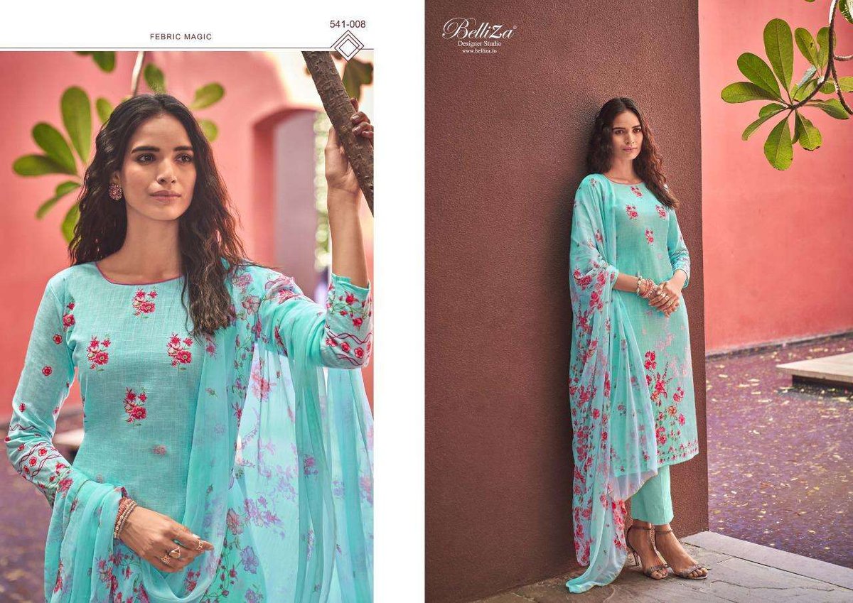 Belliza Designer Nakshatra Vol-4 541-001 to 541-010 Series 8