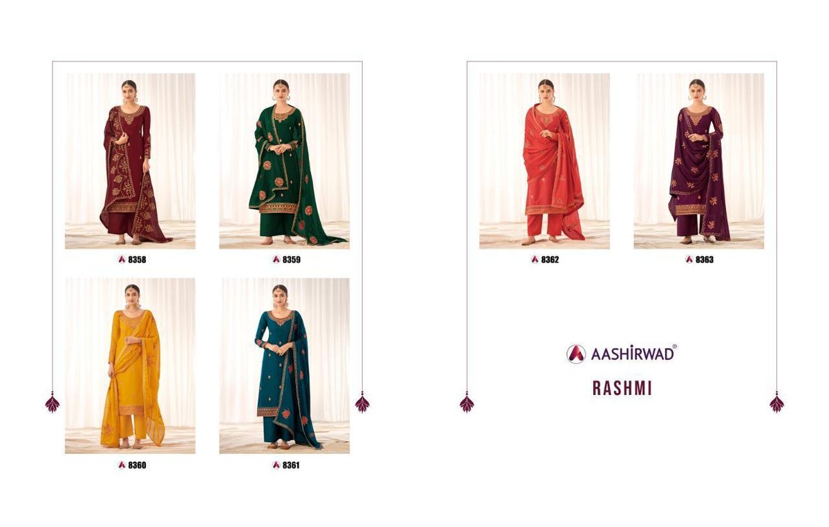 Aashirwad Creation Rashmi 8358-8363 Series 7