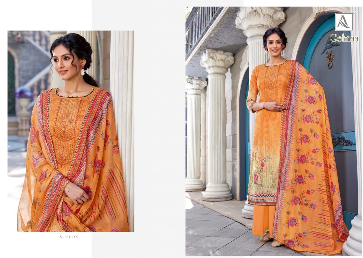 Alok Suits Gehnaa 551-001-551-010 Series 9