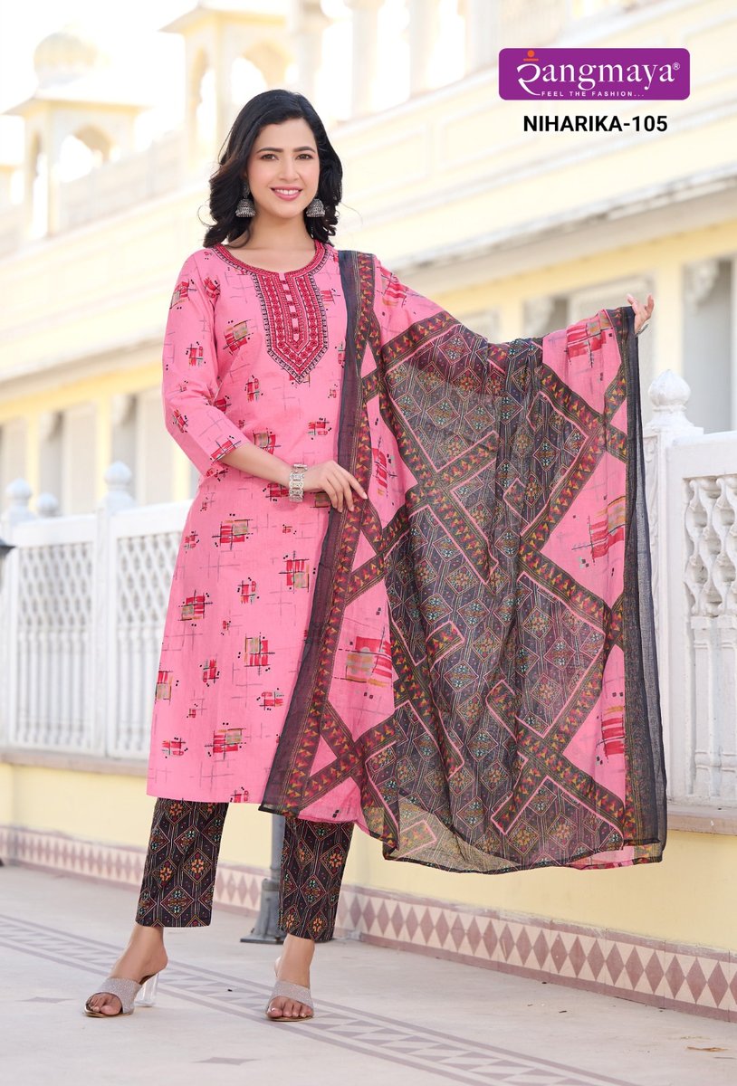 RANGMAYA FASHION NIHARIKA 101 TO 108 5