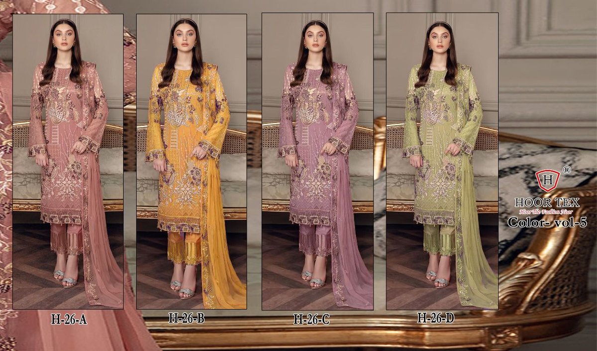 Hoor Tex Color Vol-5 H-26 Colors 9