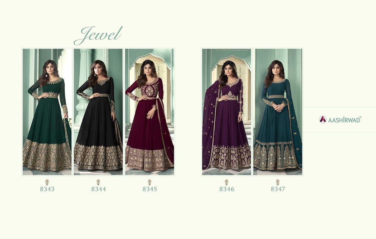 Aashirwad Creation Jewel 8343-8347 Series 6