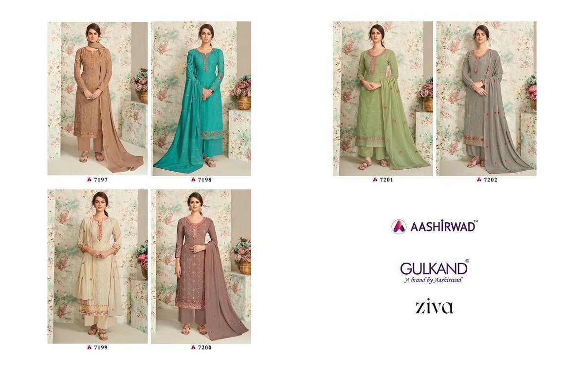 Aashirwad Creation Ziva 7197-7202 Series 7