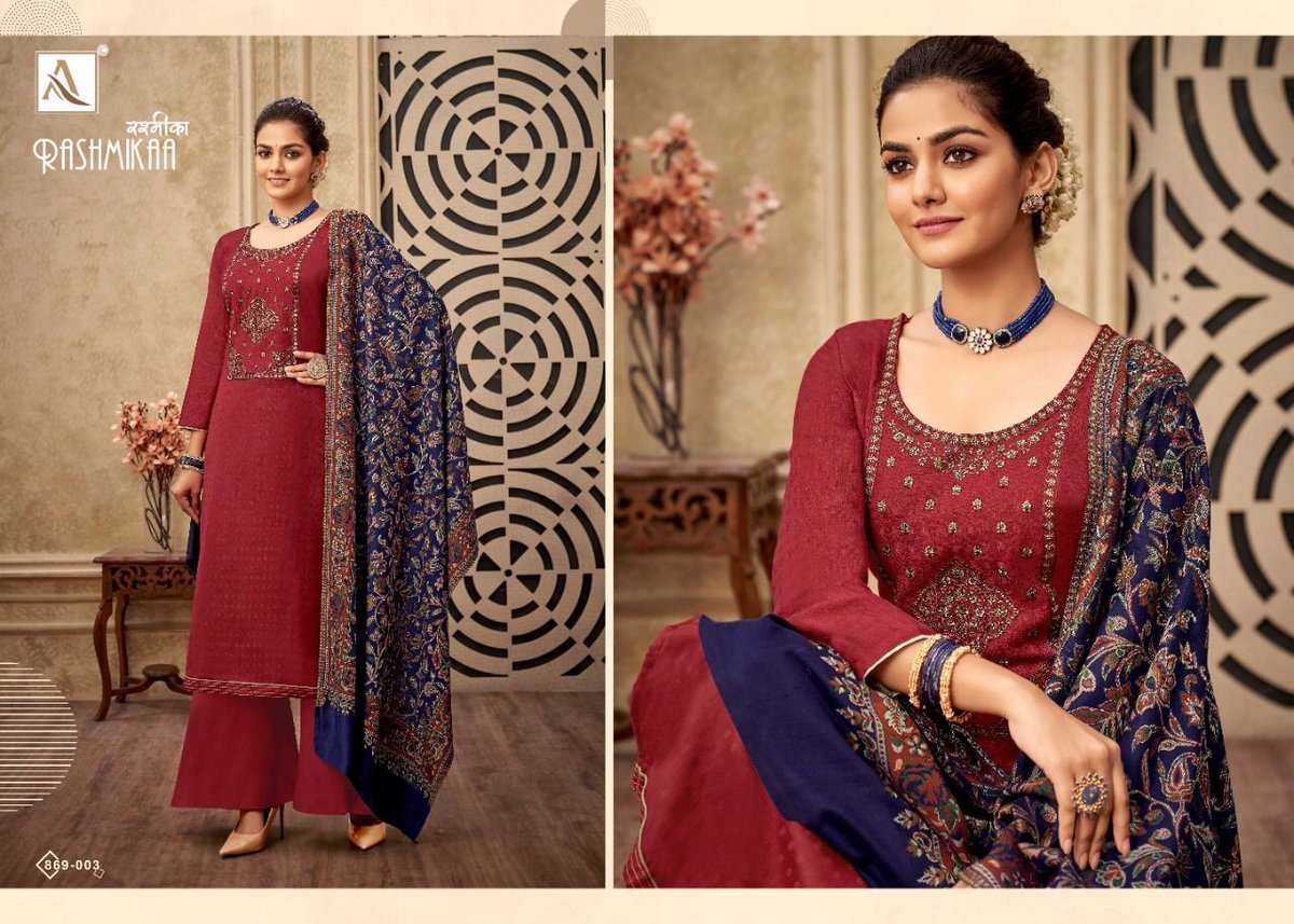 Alok Suits Rashmika 869-001 to 869-007 Series 3